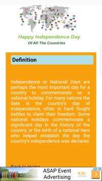 Independence Days Of All Countries screenshot 2