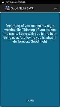 Good Night SMS screenshot 2