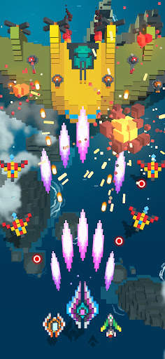 Sky Wings: Pixel Fighter 3D screenshot 4