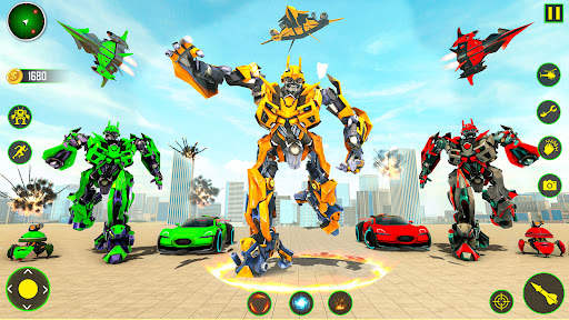 Air Robot Game - Flying Robot screenshot 8