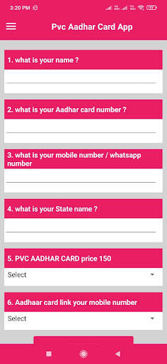 PVC Aadhar Card App screenshot 2