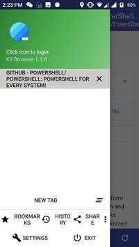 K9 Browser screenshot 2