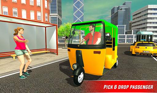 Rikshaw Driving Tuk Tuk Games screenshot 3