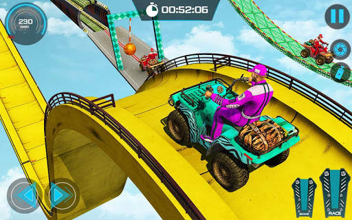 Light Quad Bike Mega Ramp GT Stunts: Racing Stunts screenshot 5