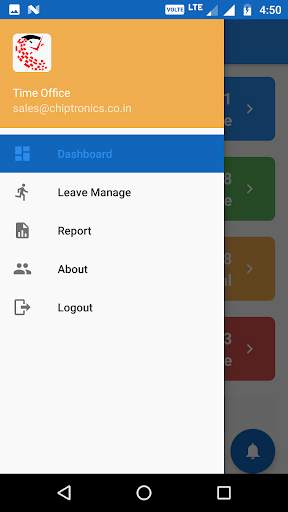 e-Time Office Attendance App screenshot 3