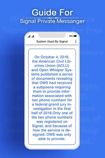 Guide For Signal Private Messenger screenshot 2