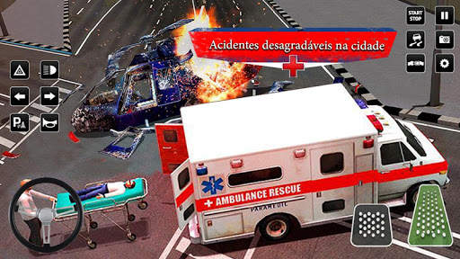 heli ambulância simulador jogo screenshot 2
