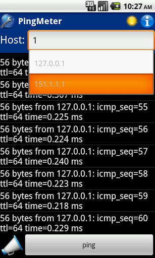 Ping screenshot 2