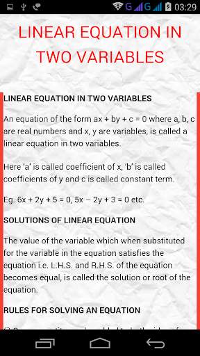 Class 9 Maths Notes screenshot 2