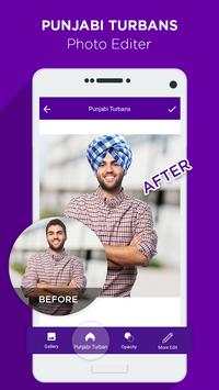 Punjabi Turbans Photo Editor 1 تصوير الشاشة