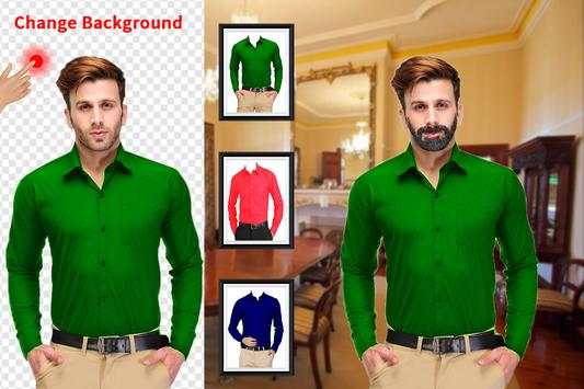 Man Formal Shirt Photo Suit screenshot 2