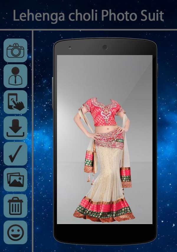 Lehenga choli Photo Suit screenshot 3