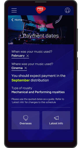 PRS for Music screenshot 4