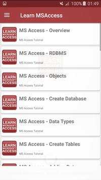 Learn MS Access screenshot 1