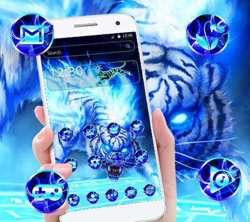 Ice Horror Tiger Theme screenshot 1
