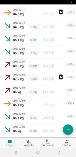 The Ultimate Weight Tracker screenshot 3