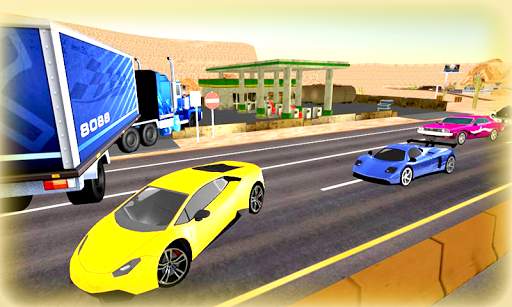 Speed Race Crazy Car Free Kids Game screenshot 1