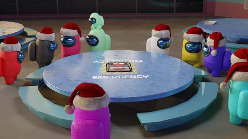 Among Christmas - Among us in 3D screenshot 2