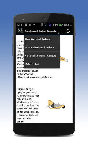 Abdominal Workout Exercises screenshot 2