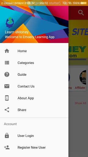 Learn eMoney - Guide For Earn money from Online स्क्रीनशॉट 1