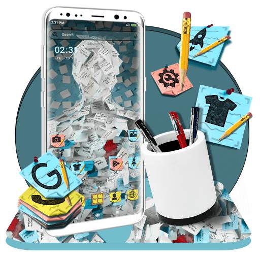 Paper Man Launcher Theme 1.0.3