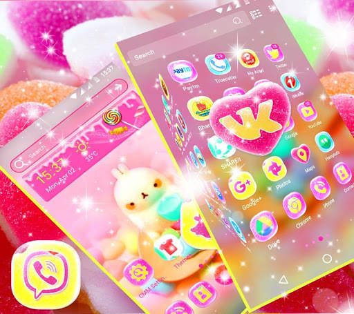 Candy Launcher Theme screenshot 1