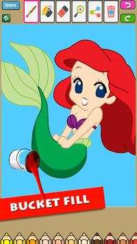 Little Mermaid Coloring Book screenshot 2