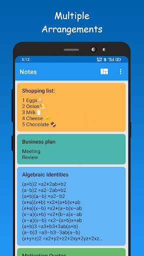 Notes app - Color Note, Dark Theme, Notepad, List 2 تصوير الشاشة