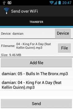 Send Over WiFi screenshot 1