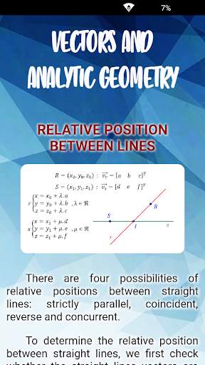 Vectors and Analytic Geometry PRO screenshot 2
