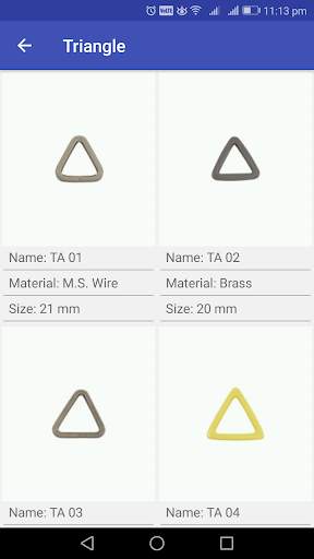 Sagar Buckles Catalogue screenshot 3