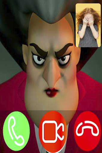 Scary teacher Fake Video Call-scary granny call screenshot 5