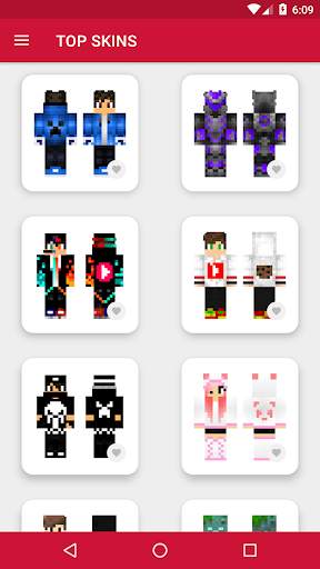 Popular Skins for MCPE screenshot 1