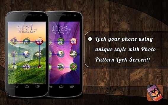 Photo Pattern Lock Screen screenshot 9