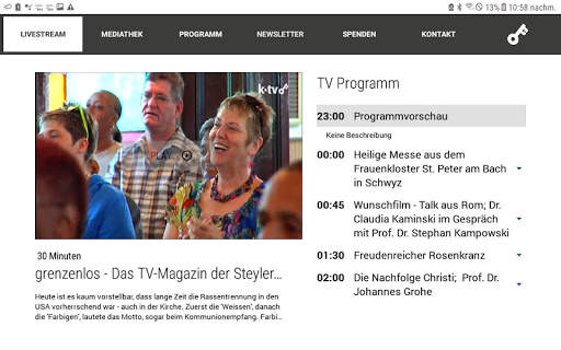 K-TV Katholisches Fernsehen 8 تصوير الشاشة