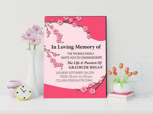 Funeral Invitation - Digital Invite screenshot 1
