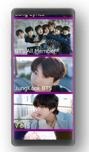 BTS Songs Lyrics and Wallpaper screenshot 4