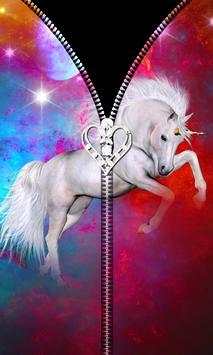 Unicorn Zipper UnLock screenshot 6