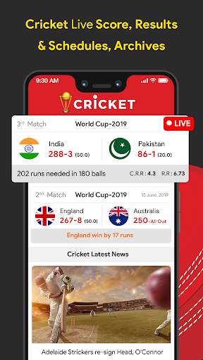 Cricket Scores & News screenshot 2