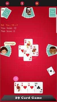 29 Card Game screenshot 1