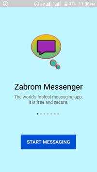 Zabron Chat Messenger App screenshot 1
