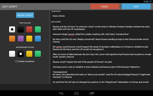 Teleprompter Pro LITE screenshot 11