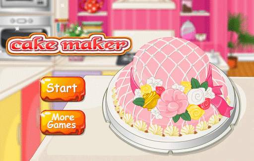 Kuchen-Spiele Mädchen Kochen screenshot 1