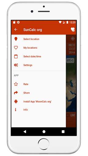 SunCalc org screenshot 2