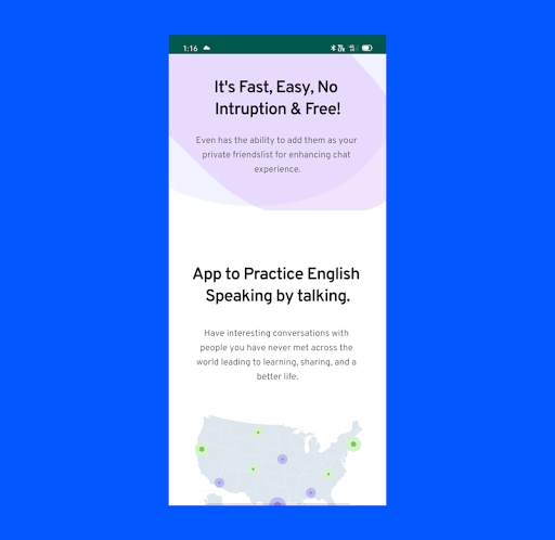 BuddyTalk : Live English by Facebook screenshot 1
