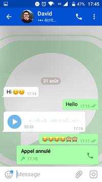 Tika messenger screenshot 1