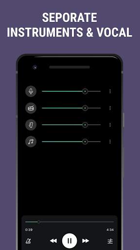 Edit Music: Instrument & Vocal Separator screenshot 1