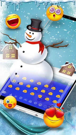 The snowman - Theme for keyboard ☃️ screenshot 3