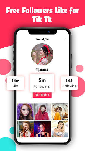 TikBooster -Tiktok Fans Followers & Likes & Hearts screenshot 1