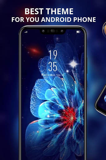 Colorful flower theme for galaxy G10 best launcher screenshot 1